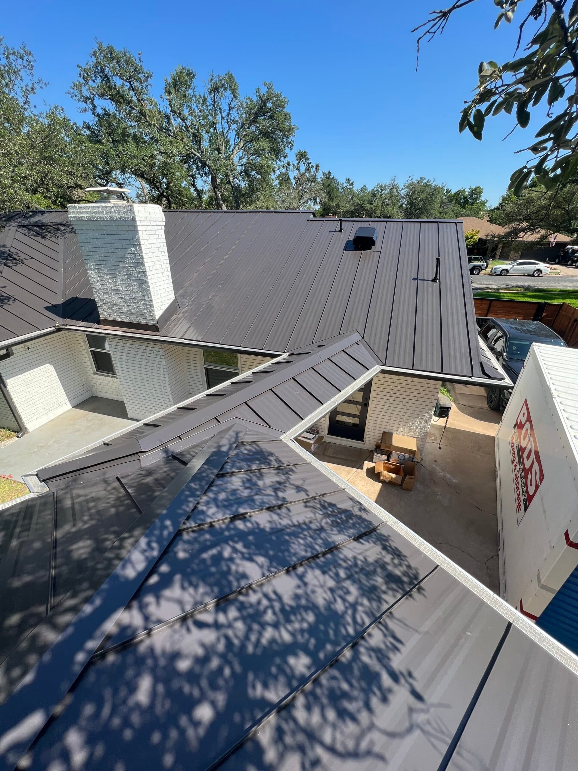 Standing Seam Metal Roof in Round Rock, TX